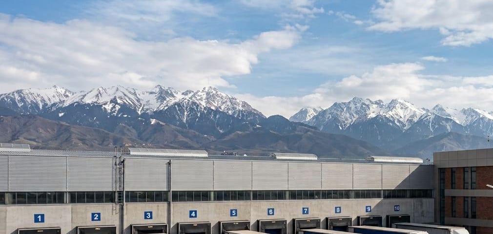 Визуализация складского комплекса Bayserke Logistics